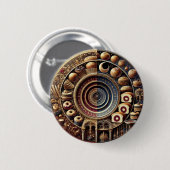 Badge Rond 5 Cm Élégante cuisson (Devant & derrière)