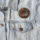 Badge Rond 5 Cm Élégante cuisson (En situation)