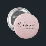 Badge Rond 5 Cm Elégante et moderne rose or parties scintillant br<br><div class="desc">Design élégant en parties scintillant d'or rose faux.</div>