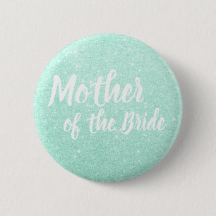 Badge Rond 5 Cm Élégante mère de la mariée en parties scintill
