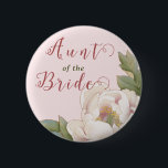 Badge Rond 5 Cm Élégante Tante de la mariée Blush Rose Floral<br><div class="desc">L'élégant bouton Fleur rose pâle de la tante de la mariée est doté d'une fleur pivoine rose vif et d'un script moderne, contre un arrière - plan rose pâle subtil, ajoutant un contraste doux et rehaussant sa beauté naturelle et l'élégance. ♥ Affichez la collection sur cette page pour trouver les...</div>