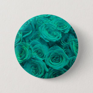 Badge Rond 5 Cm Élégants roses verts turquoises