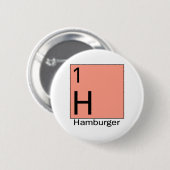 Badge Rond 5 Cm Élément 1 : Hamburger (Devant & derrière)