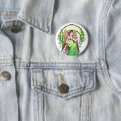 Badge Rond 5 Cm Élément de bouton de Terre (En situation)