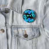 Badge Rond 5 Cm Éléments d'amour cosmique Imprimer (En situation)