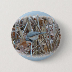Badge Rond 5 Cm Éléments de coordination de l'oiseau-chanteur de s