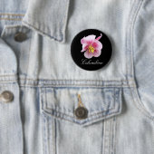 Badge Rond 5 Cm Eléments de fleur de colonne (En situation)