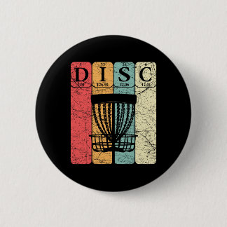 Badge Rond 5 Cm Éléments de tableau périodique de golf sur disque