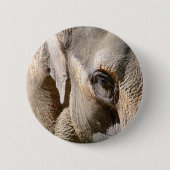 BADGE ROND 5 CM ÉLÉPHANT (Devant)