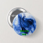 Badge Rond 5 Cm Eléphant avec larme (Devant & derrière)