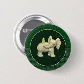 Badge Rond 5 Cm Éléphant et grenouille de bébé (Devant & derrière)