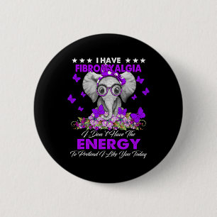 Badge Rond 5 Cm Eléphant J'Ai Des Cadeaux De Sensibilisation À La