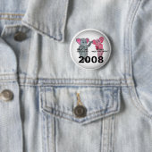 Badge Rond 5 Cm Elephantcandidates (En situation)