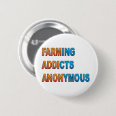 Badge Rond 5 Cm Élevant des intoxiqués anonymes (Devant & derrière)