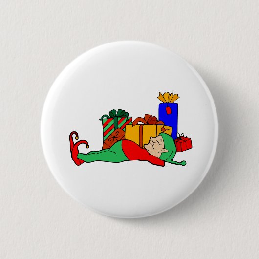 Badge Rond 5 Cm Elf Naps (Devant)