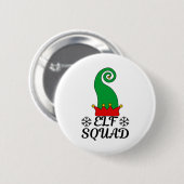 Badge Rond 5 Cm Elf Squad (Devant & derrière)