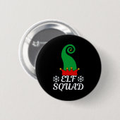 Badge Rond 5 Cm Elf Squad (Devant & derrière)