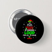 Badge Rond 5 Cm Elf Xmas The Way To Spread Christmas Cheer Men Wom (Devant & derrière)