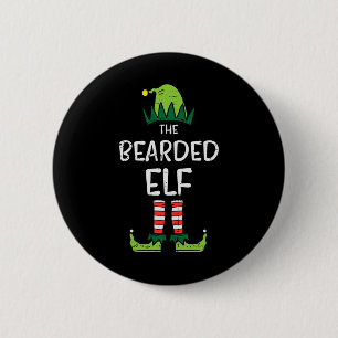 Badge Rond 5 Cm Elfe Porté Correspondant Noël Pour La Famille Oncl