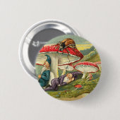 Badge Rond 5 Cm Elfes somnolents (Devant & derrière)