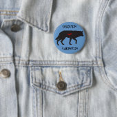 Badge Rond 5 Cm Élimination d'éducation pas (En situation)