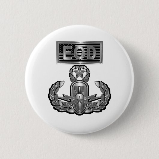 Badge Rond 5 Cm Élimination des engins explosifs EOD (Devant)