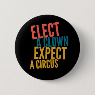 Badge Rond 5 Cm Élire un bouton clown