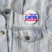 Badge Rond 5 Cm Élisez Hillary Clinton président (En situation)