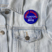 Badge Rond 5 Cm Élisez les boutons 2016 de Hillary Clinton Pinback (En situation)