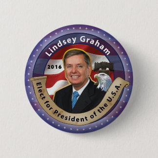 Badge Rond 5 Cm Élisez Lindsey Graham pour le président 2016