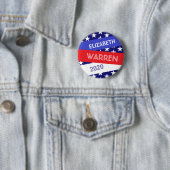 Badge Rond 5 Cm Elizabeth Warren pour la présidente 2020 (En situation)
