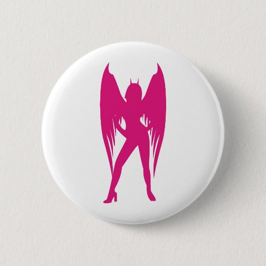 Badge Rond 5 Cm Elle diable 2 (Devant)