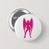 Badge Rond 5 Cm Elle diable 2 (Devant & derrière)
