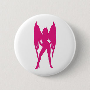 Badge Rond 5 Cm Elle diable 2