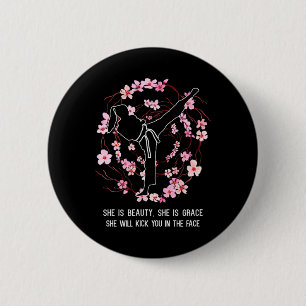 Badge Rond 5 Cm Elle Est Beauté Elle Grace Elle Va Te Te Te Te Tir