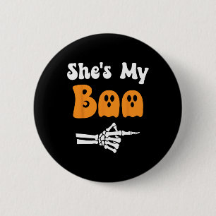 Badge Rond 5 Cm Elle est mon garçon qui ressemble à des couples de