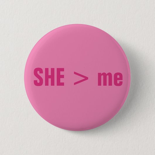 Badge Rond 5 Cm ELLE > moi (Devant)