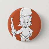 BADGE ROND 5 CM ELMER FUDD™ (Devant)