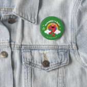 Badge Rond 5 Cm Elmo | Arc en arc-en-ciel shamrock 'n' (En situation)