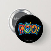 Badge Rond 5 Cm Elmo | Halloween Boo ! (Devant & derrière)
