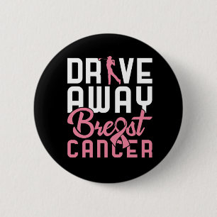 Badge Rond 5 Cm Éloigner le cancer du sein