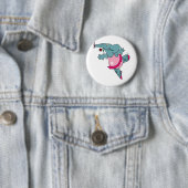 Badge Rond 5 Cm elphène de ballet mignon dans tutu (En situation)
