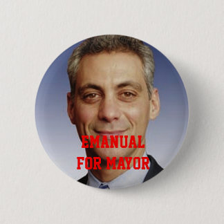 Badge Rond 5 Cm Emanual pour le maire
