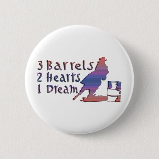 BADGE ROND 5 CM EMBALLAGE DE BARIL DE FILLE (Devant)