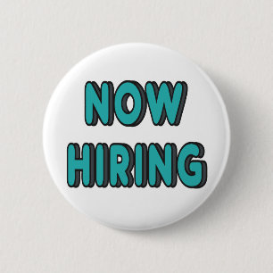 Badge Rond 5 Cm Embauche