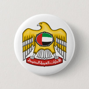 Badge Rond 5 Cm emblème des émirats arabes unis