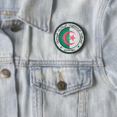 Badge Rond 5 Cm Emblème du cycle algérien (En situation)
