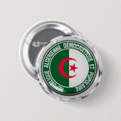 Badge Rond 5 Cm Emblème du cycle algérien (Devant & derrière)