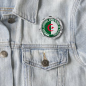Badge Rond 5 Cm Emblème du cycle algérien (En situation)