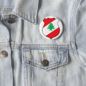 Badge Rond 5 Cm emblème du liban (En situation)